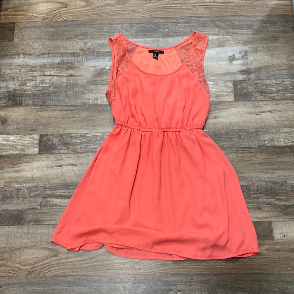 Forever 21 • Sleeveless coral dress